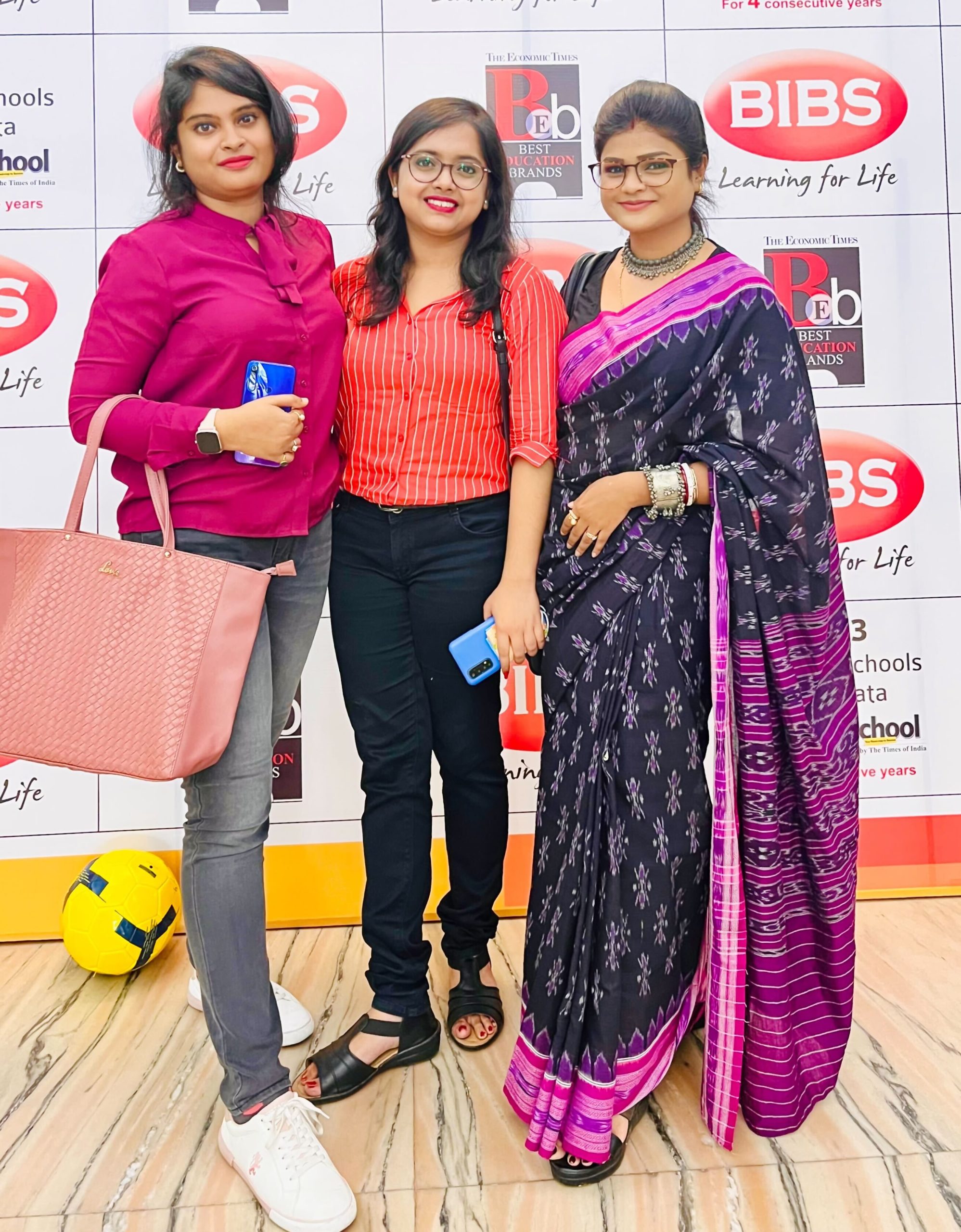 PIO India's HR, Operation Manager and SEO executive are attending a BIBS event